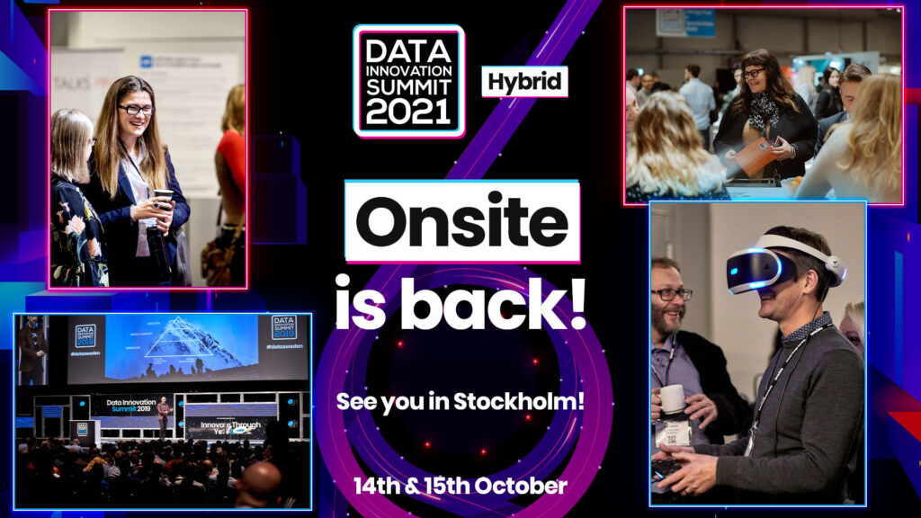 Confirmation of Data Innovation Summit 2021 Hybrid Event format